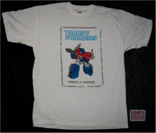 Övrigt Film - Transformer ROBOTS white. Medium Officiell  T-shirt Samlarobjekt