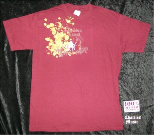 THE FORBIDDEN FOREST - wine red. Medium Officiell  T-shirt Samlarobjekt