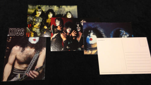 Kiss - Vykort 4st Samlarobjekt