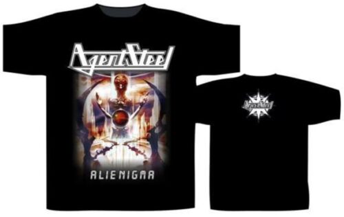 AGENT STEEL - ALIENIGMA.  XL Officiell  T-shirt Samlarobjekt