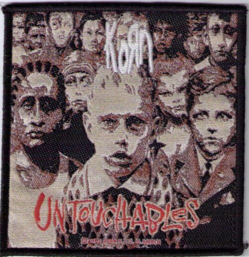 KORN - UNTOUCHABLES. Tygmärke Officiellt från 2002 Samlarobjekt