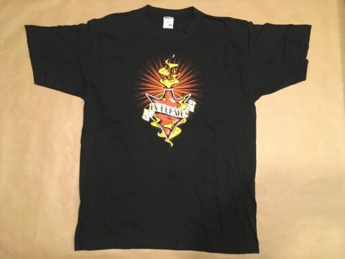 IN FLAMES - BURNING JESTER. Large Officiell  T-shirt Samlarobjekt från 2008