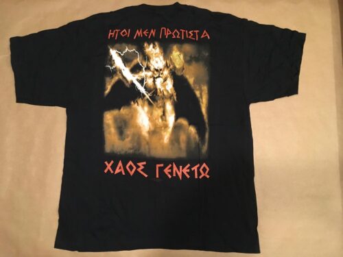 ROTTING CHRIST - THEOGONIA. Large T-shirt Samlarobjekt 2007 BLACK METAL - Bild 2