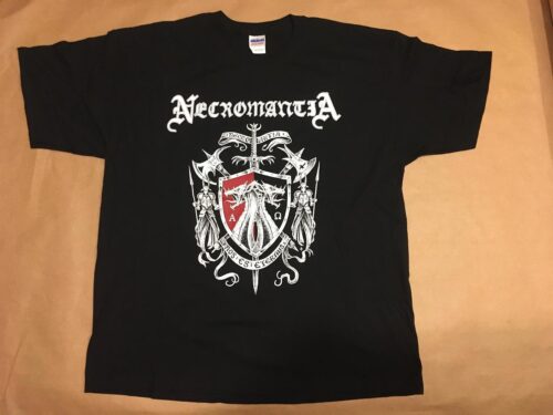 NECROMANTIA - METAL NOIR ARISTOCRATIQUE. T-shirt  XL Officiell 2010 BLACK METAL