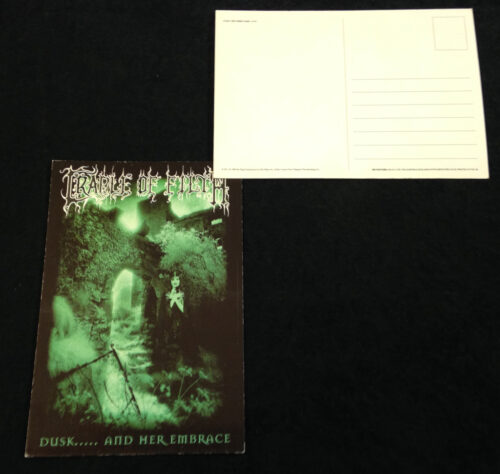 CRADLE OF FILTH (Dusk) - Vykort 1st Samlarobjekt