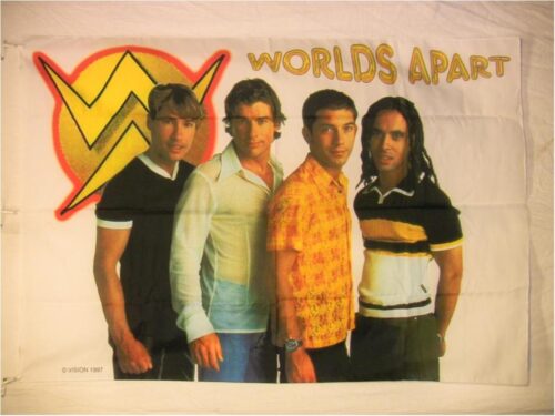 WORLDS APART posterflagga från 1997 Samlarobjekt