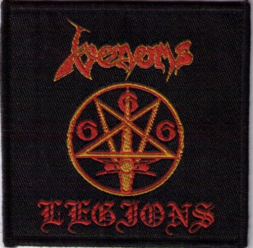 VENOM - LEGIONS 666. Tygmärke Officiellt Vintage Samlarobjekt