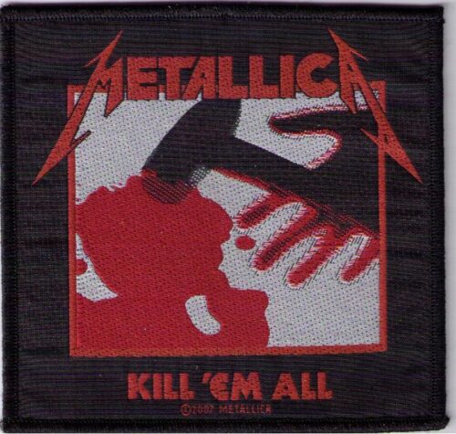 METALLICA - KILL ´EM ALL. Tygmärke Officiellt från 2007