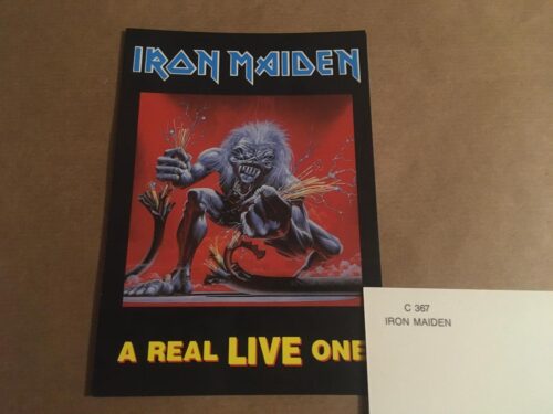 IRON MAIDEN - Vykort 1st C367 - A REAL LIVE ONE Samlarobjekt