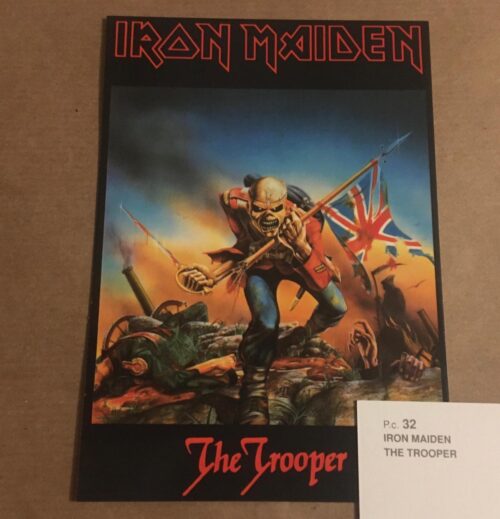 IRON MAIDEN - Vykort 1st P.c.32 - THE TROOPER. Samlarobjekt