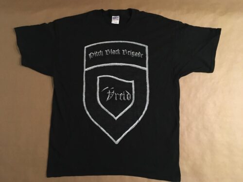 VREID - PITCH BLACK BRIGADE.  XL Officiell T-shirt Samlarobjekt 2006 BLACK METAL