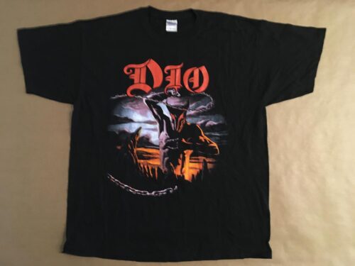DIO - HOLY DIVER  NO ONE MOVES. T-shirt XL Officiell  Samlarobjekt