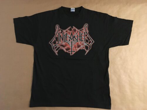 UNLEASHED - LOGO.  XL Officiell  T-shirt Samlarobjekt DEATH METAL