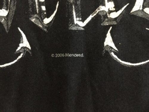 MENDEED - LOGO. T-shirt XXL (65cm) Officiell Samlarobjekt från 2006 METAL CORE - Bild 5