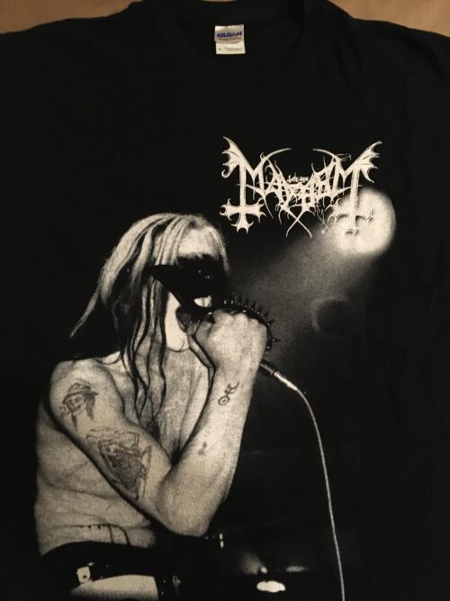 MAYHEM - LIVE IN MILAN.  XL Officiell  T-shirt Samlarobjekt från 2000 - Bild 2