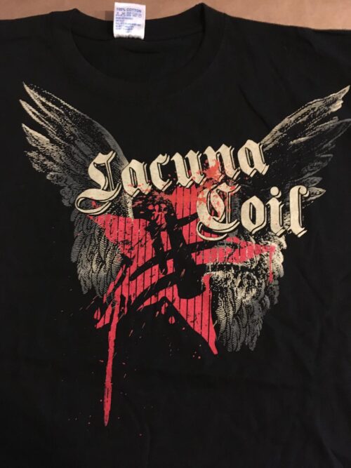 LACUNA COIL - TOUR 2008. T-shirt M/L (53cm) Officiell  Samlarobjekt - Bild 2