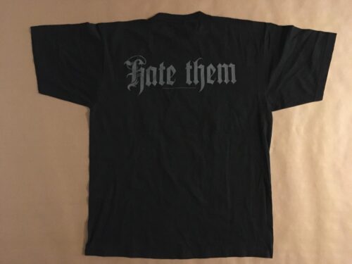 DARKTHRONE - HATE THEM. Large (XL 56cm) T-shirt  Samlarobjekt från 2005 OLD TAG - Bild 3