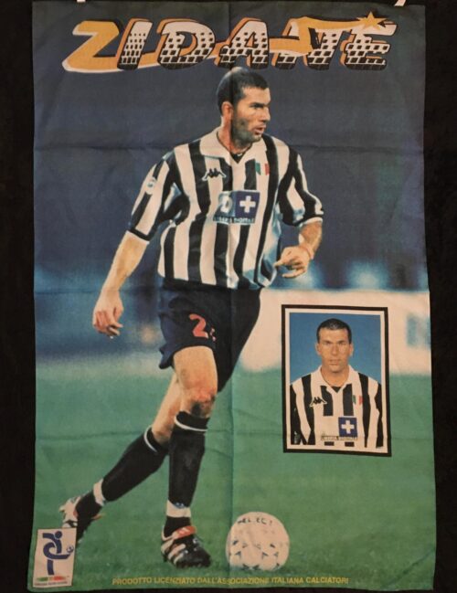 Fotbolls flagga ZIDANE Zinédine Yazid FRANSK Samlarobjekt från 1998 - Bild 4