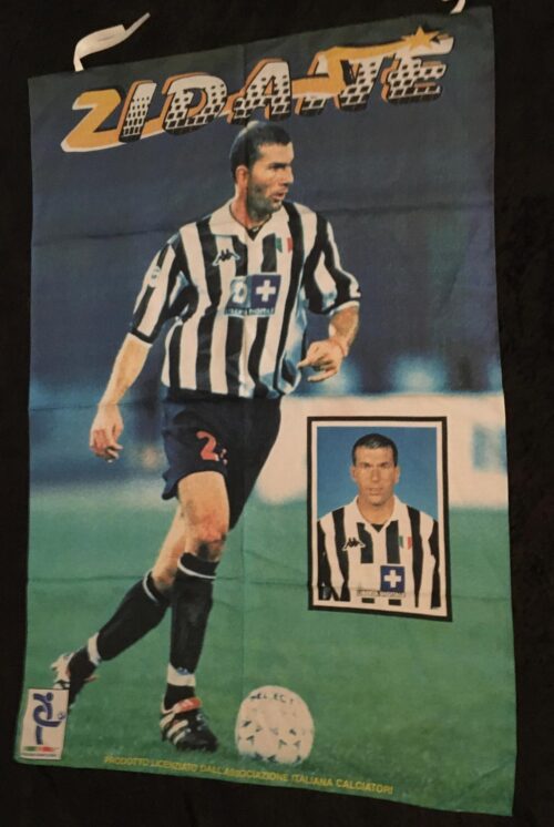 Fotbolls flagga ZIDANE Zinédine Yazid FRANSK Samlarobjekt från 1998 - Bild 3