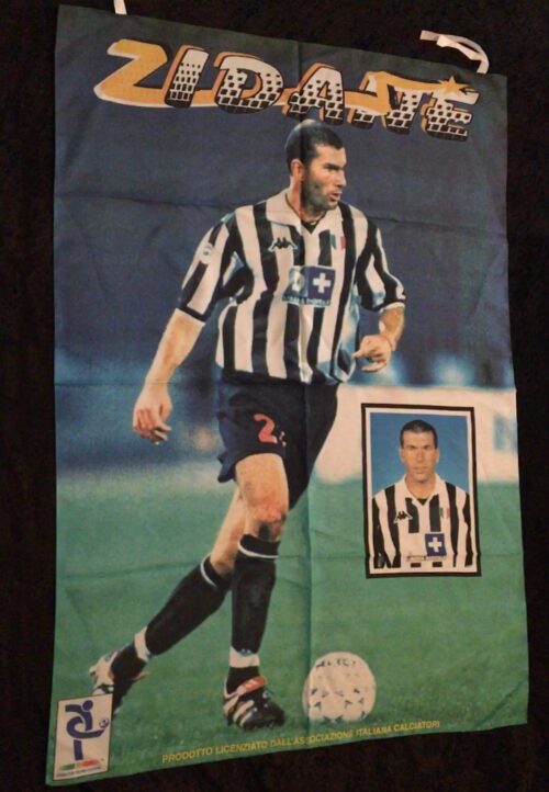 Fotbolls flagga ZIDANE Zinédine Yazid FRANSK Samlarobjekt från 1998 - Bild 5