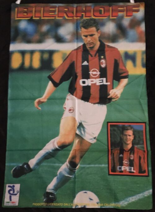 Fotbolls flagga BIERHOFF Oliver "Ollie" från 1998 i helt nytt skick Samlarobjekt - Bild 4