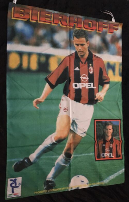 Fotbolls flagga BIERHOFF Oliver "Ollie" från 1998 i helt nytt skick Samlarobjekt - Bild 3