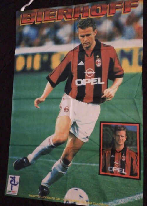 Fotbolls flagga BIERHOFF Oliver "Ollie" från 1998 i helt nytt skick Samlarobjekt - Bild 5