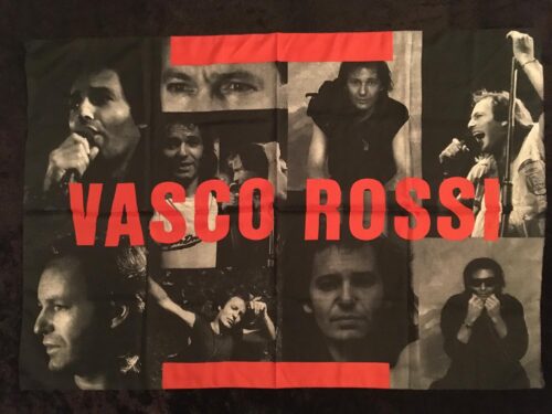 VASCO ROSSI - Posterflagga Gammal Posterflag Samlarobjekt