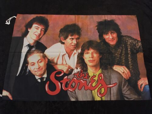 THE ROLLING STONES - BAND PICTURE sällsynt gammal poster flagga från 1995 - Bild 2