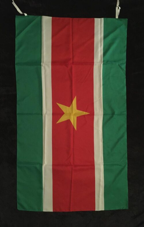 Nationsflagga - Surinam Poster flagga ca 77x135cm SYDAMERIKA Asylum Morrighon - Bild 2