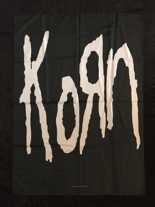 KORN - Band Logo. Poster flagga från 1995 Samlarobjekt