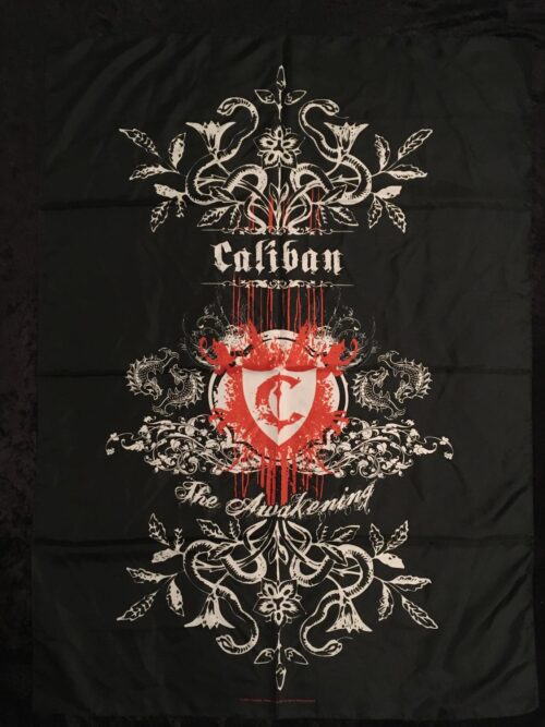 CALIBAN - The Awakening Poster flagga Samlarobjekt från 2007 nyskick ej använd