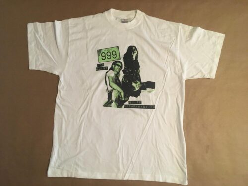 999 - I'm Alive 1977. T-shirt XL Officiell Samlarobjekt från 2003 Pop, punk rock