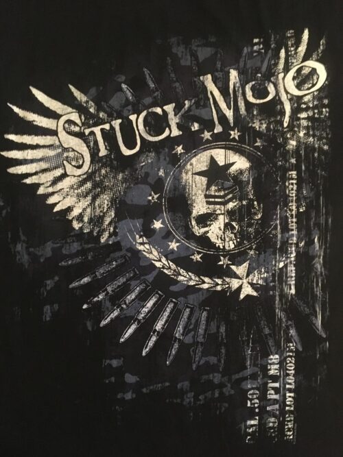 STUCK MOJO - SKULL N STAR. XL T-shirt  Officiell Samlarobjekt från 2010 - Bild 2