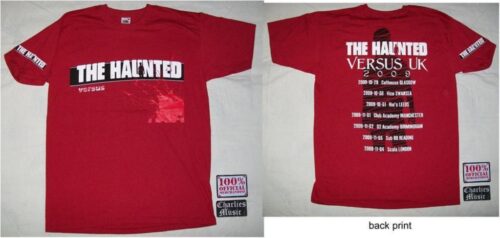 THE HAUNTED - Tour 2009 VERSUS.  XL Officiell T-shirt TRASH METAL MELODISK DEATH