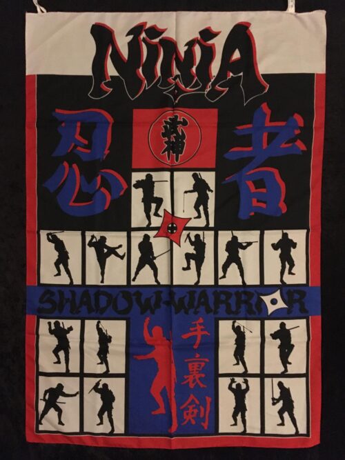 NINJA - SHADOW WARRIOR Posterflagga Samlarobjekt från 80-talet - Bild 5