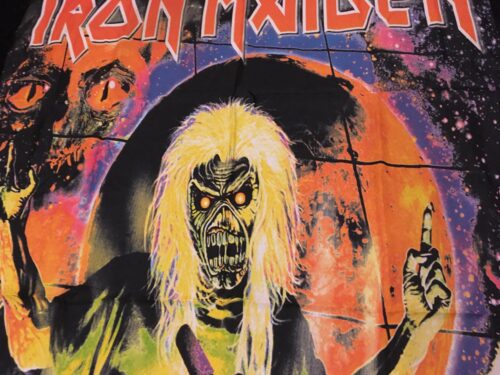 IRON MAIDEN - OUT OF THE SILENT. Posterflagga Big size 145x93cm Samlarobjekt - Bild 2