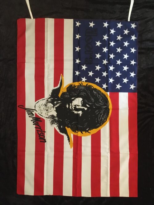 THE DOORS - JIM MORRISON USA. Poster flagga Samlarobjekt från 80-talet - Bild 2