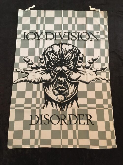 JOY DIVISION - DISORDER Poster flagga SAMLAROBJEKT från 80-talet