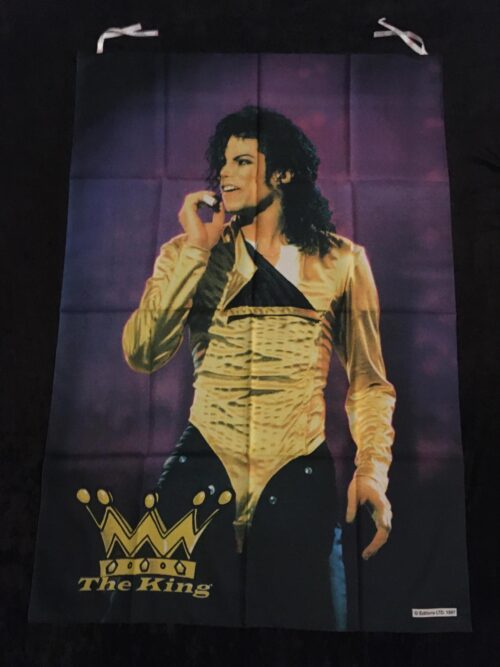 MICHAEL JACKSON -  THE KING (YELLOW & PURPLE) SAMLAROBJEKT från 1997