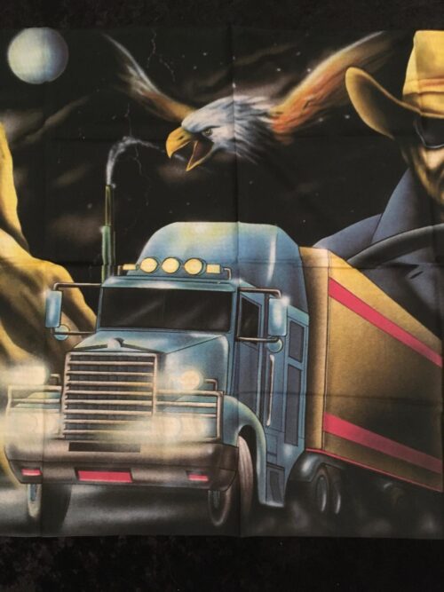 ROLLING THUNDER Poster flagga Samlarobjekt från 80-talet i nyskick - Bild 3