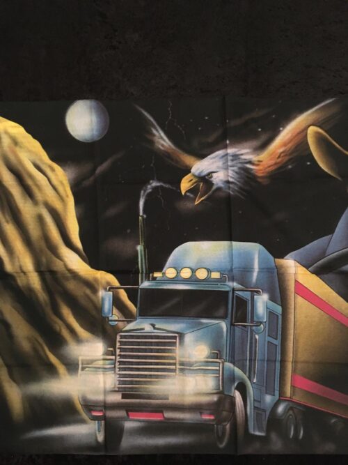 ROLLING THUNDER Poster flagga Samlarobjekt från 80-talet i nyskick - Bild 5