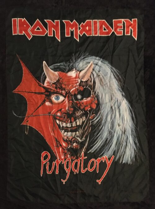 IRON MAIDEN - PURGATORY. Poster flagga Samlarobjekt från 2006