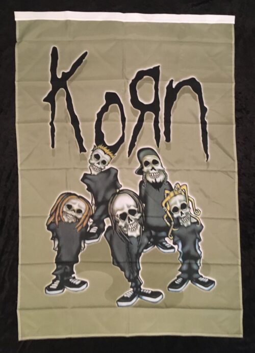 KORN - KARIKATYR Poster flagga Big Size 130x88cm Samlarobjekt
