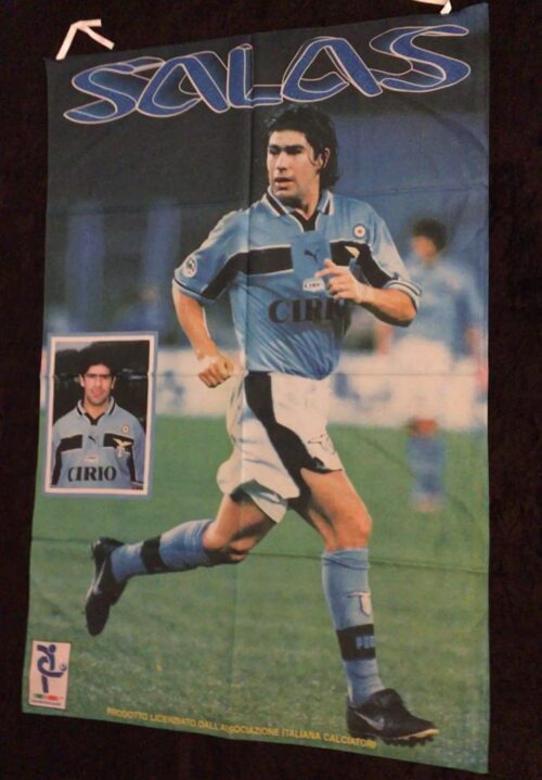 Fotbolls flagga SALAS José Marcelo Melinao CHILENSK Samlarobjekt från 1998 - Bild 5