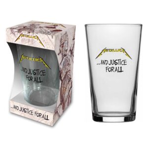 METALLICA - AND JUSTICE FOR ALL. Ölglas 1st