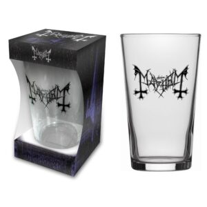 MAYHEM - LOGO. Ölglas 1st