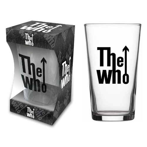 THE WHO - CLASSIC LOGO. Ölglas 1st