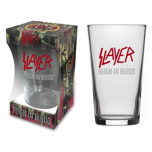 SLAYER - REIGN IN BLOOD. Ölglas 1st