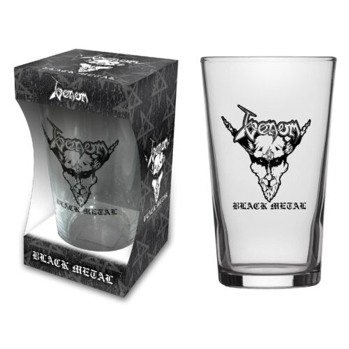 VENOM - BLACK METAL. Ölglas 1st